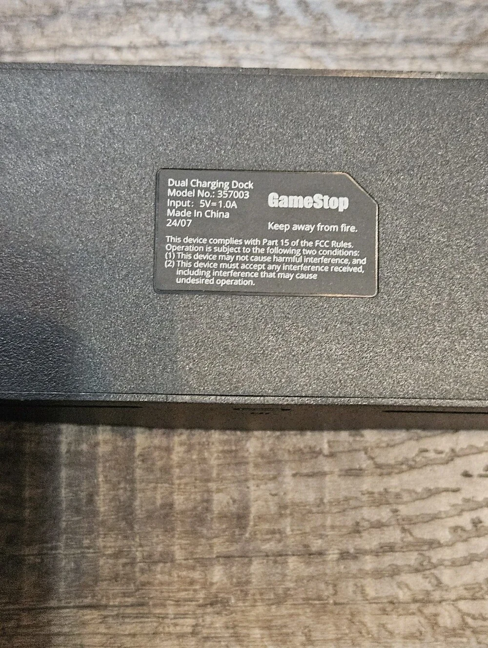 Gamestop Dual Charging Dock 357003 for Xbox Controllers with Power Cord